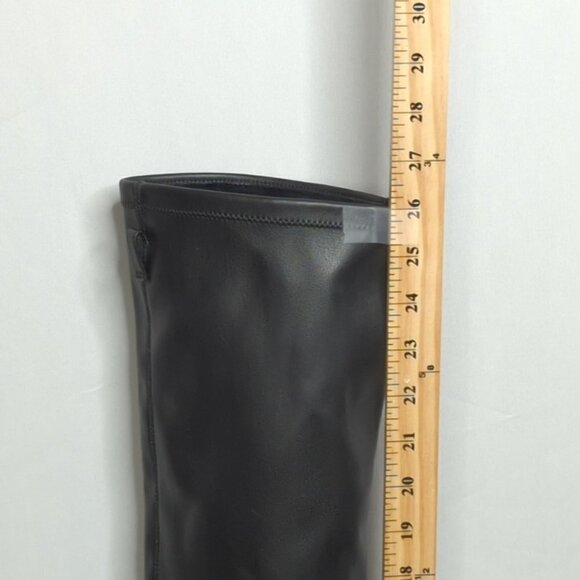 Rag & Bone Axis Thigh High Black Stretch Faux Leather, Women's 39 (8.5 US) - Picture 7 of 9